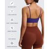 imageAoxjox Womens Workout Ellie Sports Bra Cutout Training Fitness Running Yoga Crop Tank TopMulberry Purple