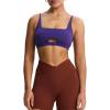 imageAoxjox Womens Workout Ellie Sports Bra Cutout Training Fitness Running Yoga Crop Tank TopMulberry Purple