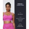 imageAoxjox Workout Seamless Camo Sports Bra for Women Adjustable Fitness Padded Exercise Gym Bras Yoga Crop Tank TopShelly Pink