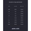 imageAoxjox Long Sleeve Crop Tops for Women Skylar Squareneck Curved Hem Workout Cropped T Shirt TopBlack