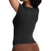 imageAoxjox Womens Casual Basic Tee HIGH Elastic Cotton TShirt Short Sleeve Tops Everyday Crew Neck Slim Fit Y2kBlack