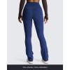 imageAoxjox Flare Leggings for Women Trinity Tummy Control High Waisted Wide Leg Crosswaist Yoga Pants 29quot31quot33quotBellwether Blue