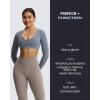 imageAoxjox Flare Leggings for Women Trinity Tummy Control High Waisted Wide Leg Crosswaist Yoga Pants 29quot31quot33quotDriftwood