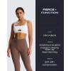 imageAoxjox Flare Leggings for Women Trinity Tummy Control High Waisted Wide Leg Crosswaist Yoga Pants 29quot31quot33quotFudge Coffee