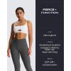 imageAoxjox Flare Leggings for Women Trinity Tummy Control High Waisted Wide Leg Crosswaist Yoga Pants 29quot31quot33quotIron Grey