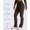 imageAoxjox Flare Leggings for Women Trinity Tummy Control High Waisted Wide Leg Crosswaist Yoga Pants 29quot31quot33quotMulch