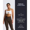 imageAoxjox Flare Leggings for Women Trinity Tummy Control High Waisted Wide Leg Crosswaist Yoga Pants 29quot31quot33quotMulch