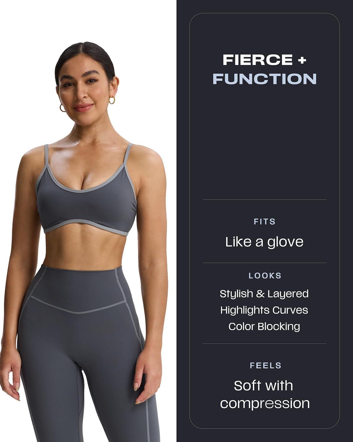 imageAoxjox Workout Leggings for Women High Waisted Exercise Athletic Gym Fitness Yoga Lexi Lined Pants 26quotIron GreyGrey