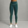 imageAoxjox Workout Leggings for Women High Waisted Exercise Athletic Gym Fitness Yoga Lexi Lined Pants 26quotDark Sea Green Lime Green