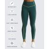 imageAoxjox Workout Leggings for Women High Waisted Exercise Athletic Gym Fitness Yoga Lexi Lined Pants 26quotDark Sea Green Lime Green