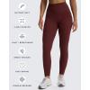imageAoxjox Workout Leggings for Women High Waisted Exercise Athletic Gym Fitness Yoga Lexi Lined Pants 26quotRum RaisinMulch