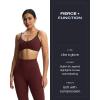 imageAoxjox Workout Leggings for Women High Waisted Exercise Athletic Gym Fitness Yoga Lexi Lined Pants 26quotRum RaisinMulch