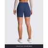 imageAoxjox Metamorph Workout Biker Shorts for Women Tummy Control High Waisted Athletic Gym Running Deep V Yoga Short 6quotA Navy
