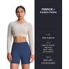 imageAoxjox Metamorph Workout Biker Shorts for Women Tummy Control High Waisted Athletic Gym Running Deep V Yoga Short 6quotA Navy