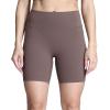 imageAoxjox Metamorph Workout Biker Shorts for Women Tummy Control High Waisted Athletic Gym Running Deep V Yoga Short 6quotActive Coffee