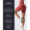 imageAoxjox Metamorph Workout Biker Shorts for Women Tummy Control High Waisted Athletic Gym Running Deep V Yoga Short 6quotBaroque Rose Marl