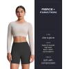 imageAoxjox Metamorph Workout Biker Shorts for Women Tummy Control High Waisted Athletic Gym Running Deep V Yoga Short 6quotBlack