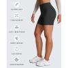 imageAoxjox Metamorph Workout Biker Shorts for Women Tummy Control High Waisted Athletic Gym Running Deep V Yoga Short 6quotBlack