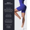 imageAoxjox Metamorph Workout Biker Shorts for Women Tummy Control High Waisted Athletic Gym Running Deep V Yoga Short 6quotBluing Marl