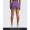 imageAoxjox Metamorph Workout Biker Shorts for Women Tummy Control High Waisted Athletic Gym Running Deep V Yoga Short 6quotChive Blossom