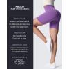 imageAoxjox Metamorph Workout Biker Shorts for Women Tummy Control High Waisted Athletic Gym Running Deep V Yoga Short 6quotChive Blossom Marl