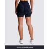 imageAoxjox Metamorph Workout Biker Shorts for Women Tummy Control High Waisted Athletic Gym Running Deep V Yoga Short 6quotCloud Black
