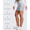 imageAoxjox Metamorph Workout Biker Shorts for Women Tummy Control High Waisted Athletic Gym Running Deep V Yoga Short 6quotDalmatian Printsize Up  Run Small