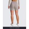 imageAoxjox Metamorph Workout Biker Shorts for Women Tummy Control High Waisted Athletic Gym Running Deep V Yoga Short 6quotDriftwood