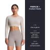 imageAoxjox Metamorph Workout Biker Shorts for Women Tummy Control High Waisted Athletic Gym Running Deep V Yoga Short 6quotDriftwood