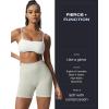 imageAoxjox Metamorph Workout Biker Shorts for Women Tummy Control High Waisted Athletic Gym Running Deep V Yoga Short 6quotGreen Tint Marl