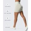 imageAoxjox Metamorph Workout Biker Shorts for Women Tummy Control High Waisted Athletic Gym Running Deep V Yoga Short 6quotGreen Tint Marl
