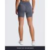 imageAoxjox Metamorph Workout Biker Shorts for Women Tummy Control High Waisted Athletic Gym Running Deep V Yoga Short 6quotGrey Swirl