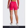 imageAoxjox Metamorph Workout Biker Shorts for Women Tummy Control High Waisted Athletic Gym Running Deep V Yoga Short 6quotLove Potion