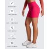 imageAoxjox Metamorph Workout Biker Shorts for Women Tummy Control High Waisted Athletic Gym Running Deep V Yoga Short 6quotLove Potion