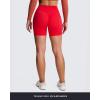 imageAoxjox Metamorph Workout Biker Shorts for Women Tummy Control High Waisted Athletic Gym Running Deep V Yoga Short 6quotRacing Red