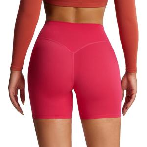imageAoxjox Metamorph Workout Biker Shorts for Women Tummy Control High Waisted Athletic Gym Running Deep V Yoga Short 6quotLove Potion