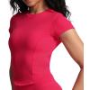 imageAoxjox Womens Short Sleeve TShirts GEO Baby Tee Workout Gym Yoga Crop TopLove Potion