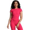 imageAoxjox Womens Short Sleeve TShirts GEO Baby Tee Workout Gym Yoga Crop TopLove Potion