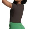 imageAoxjox Womens Short Sleeve TShirts GEO Baby Tee Workout Gym Yoga Crop TopMulch
