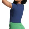 imageAoxjox Womens Short Sleeve TShirts GEO Baby Tee Workout Gym Yoga Crop TopNavy
