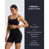 imageAoxjox Seamless Camo Scrunch Workout Biker Shorts for Women Tummy Control High Waisted Athletic Gym Running Yoga Short 5quotBlack