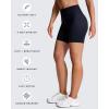imageAoxjox Trinity Workout Biker Shorts for Women Tummy Control High Waisted Exercise Athletic Gym Running Yoga Short 6quotBlack Leopard Print