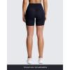 imageAoxjox Trinity Workout Biker Shorts for Women Tummy Control High Waisted Exercise Athletic Gym Running Yoga Short 6quotBlack Leopard Print