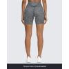 imageAoxjox Trinity Workout Biker Shorts for Women Tummy Control High Waisted Exercise Athletic Gym Running Yoga Short 6quotBlueberry Dot Print
