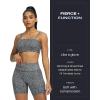 imageAoxjox Trinity Workout Biker Shorts for Women Tummy Control High Waisted Exercise Athletic Gym Running Yoga Short 6quotBlueberry Dot Print