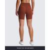 imageAoxjox Trinity Workout Biker Shorts for Women Tummy Control High Waisted Exercise Athletic Gym Running Yoga Short 6quotCherry Mahogany
