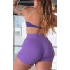 imageAoxjox Trinity Workout Biker Shorts for Women Tummy Control High Waisted Exercise Athletic Gym Running Yoga Short 6quotChive Blossom