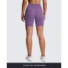 imageAoxjox Trinity Workout Biker Shorts for Women Tummy Control High Waisted Exercise Athletic Gym Running Yoga Short 6quotChive Blossom