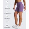 imageAoxjox Trinity Workout Biker Shorts for Women Tummy Control High Waisted Exercise Athletic Gym Running Yoga Short 6quotChive Blossom
