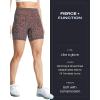 imageAoxjox Trinity Workout Biker Shorts for Women Tummy Control High Waisted Exercise Athletic Gym Running Yoga Short 6quotDark Red Dot Print